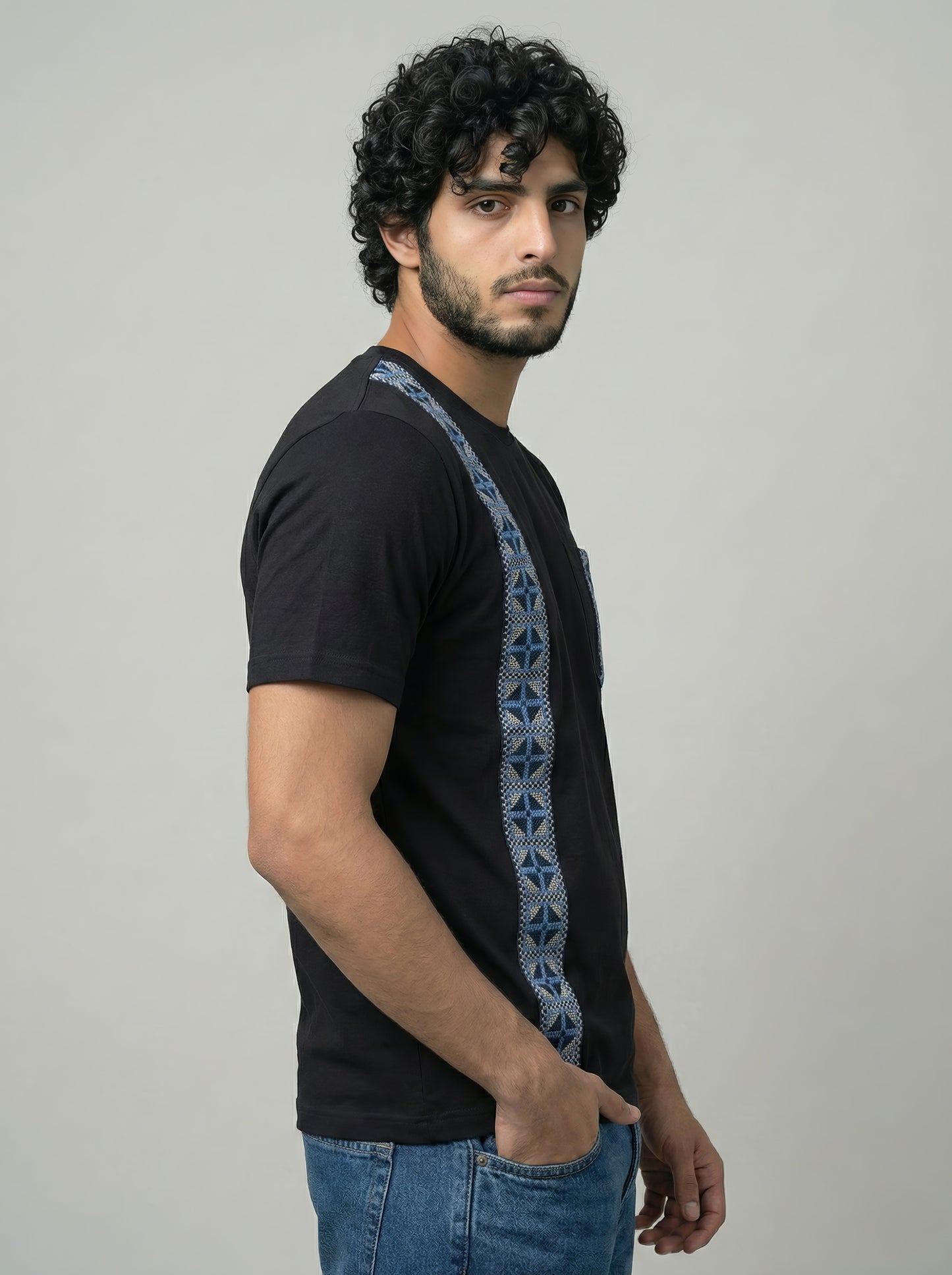 Black Crew Neck Tshirt