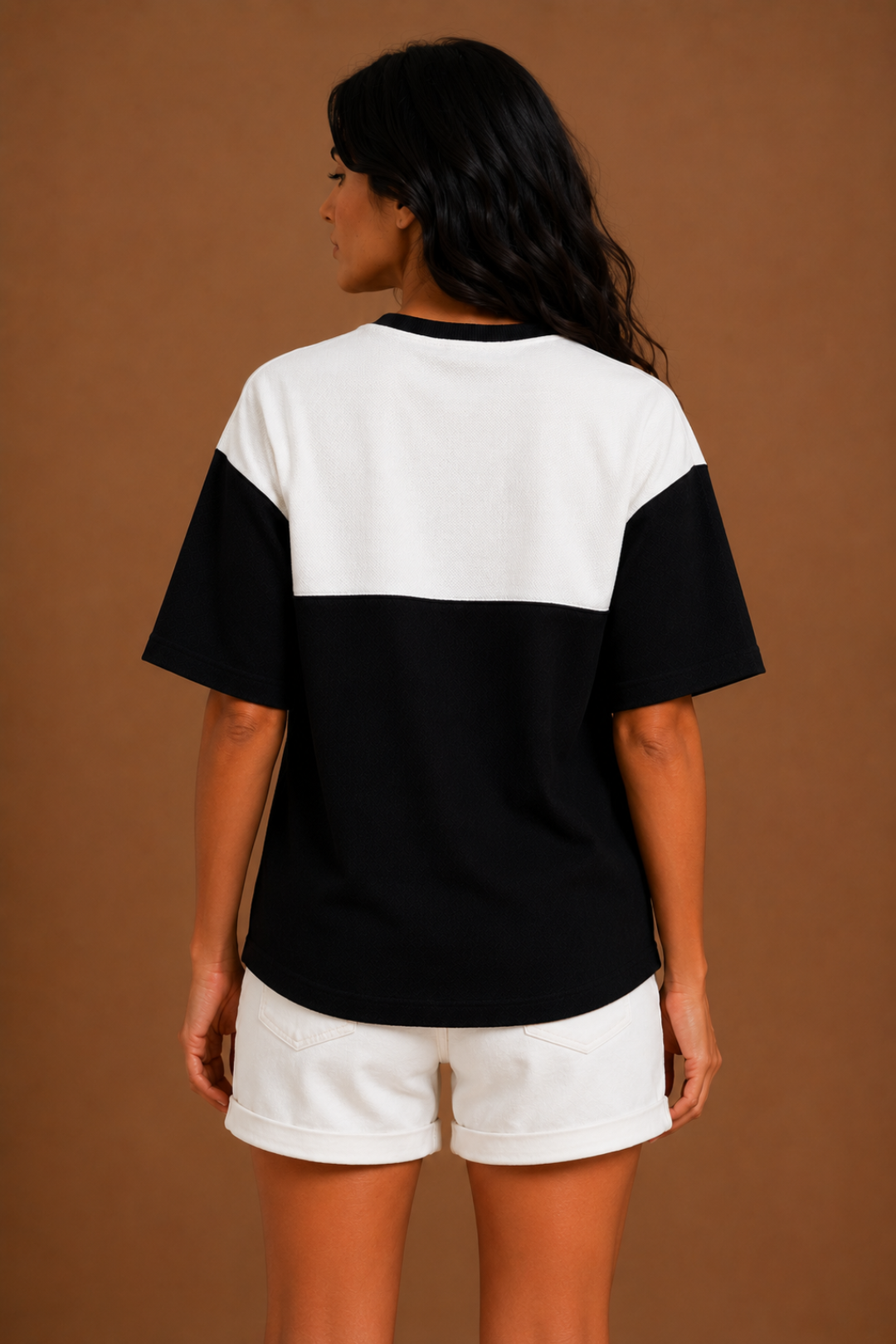 Monochrome Unisex Drop Shoulder T-shirt