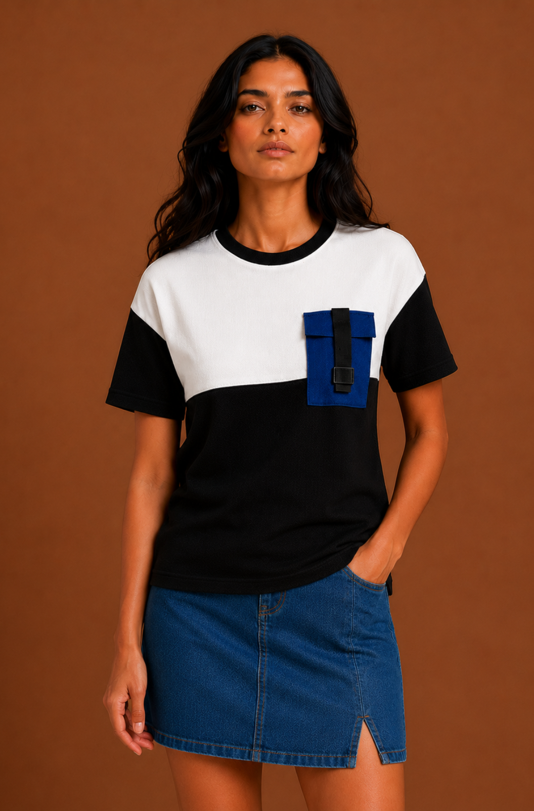 Pocket Theory Unisex Black Tee