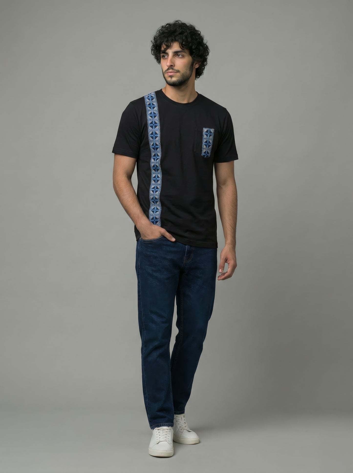 Black Crew Neck Tshirt